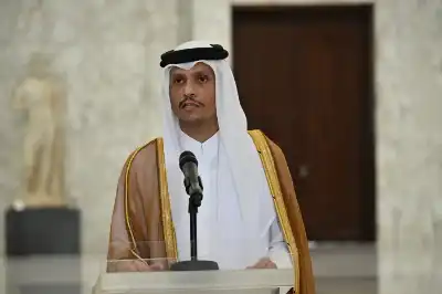 رئيس وزراء قطر يلتقي عون: بحثنا