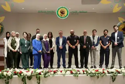 محاضرة في مستشفى الكندي حول اتيكيت