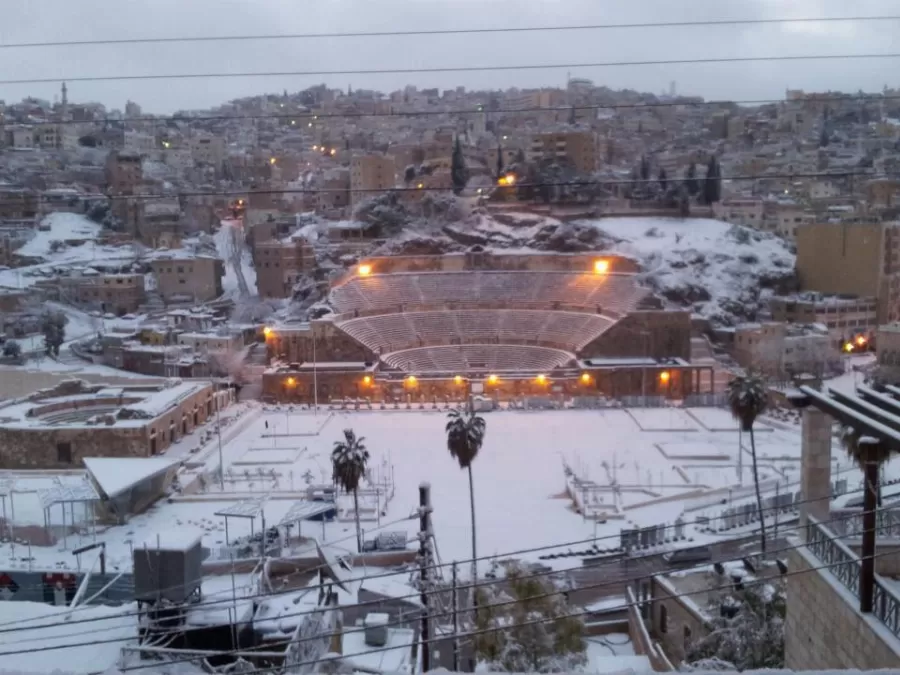 تفاصيل فرص تساقط الثلوج في الأردن