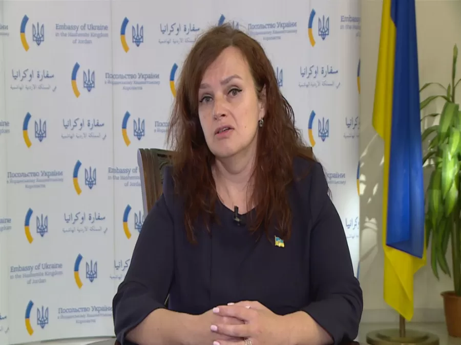 السفيرة الأوكرانية لدى الأردن: لا حلول