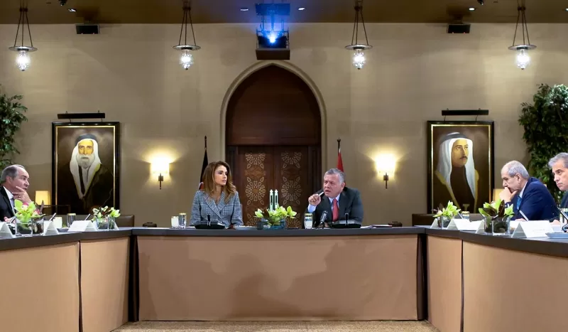 الملكة رانيا,الملك عبدالله الثاني,الحسينية,رئيس الوزراء,المركز الوطني لتطوير المناهج,الديوان الملكي,اقتصاد,