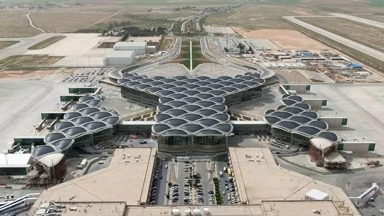 مطار الملكة علياء,الأردن,مدار الساعة,قائمة,