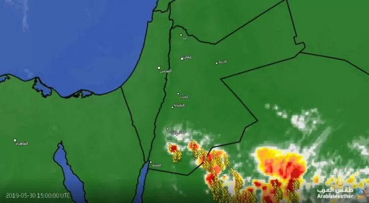مدار الساعة, الطقس في الأردن اليوم,معان,العقبة,حالة الطقس